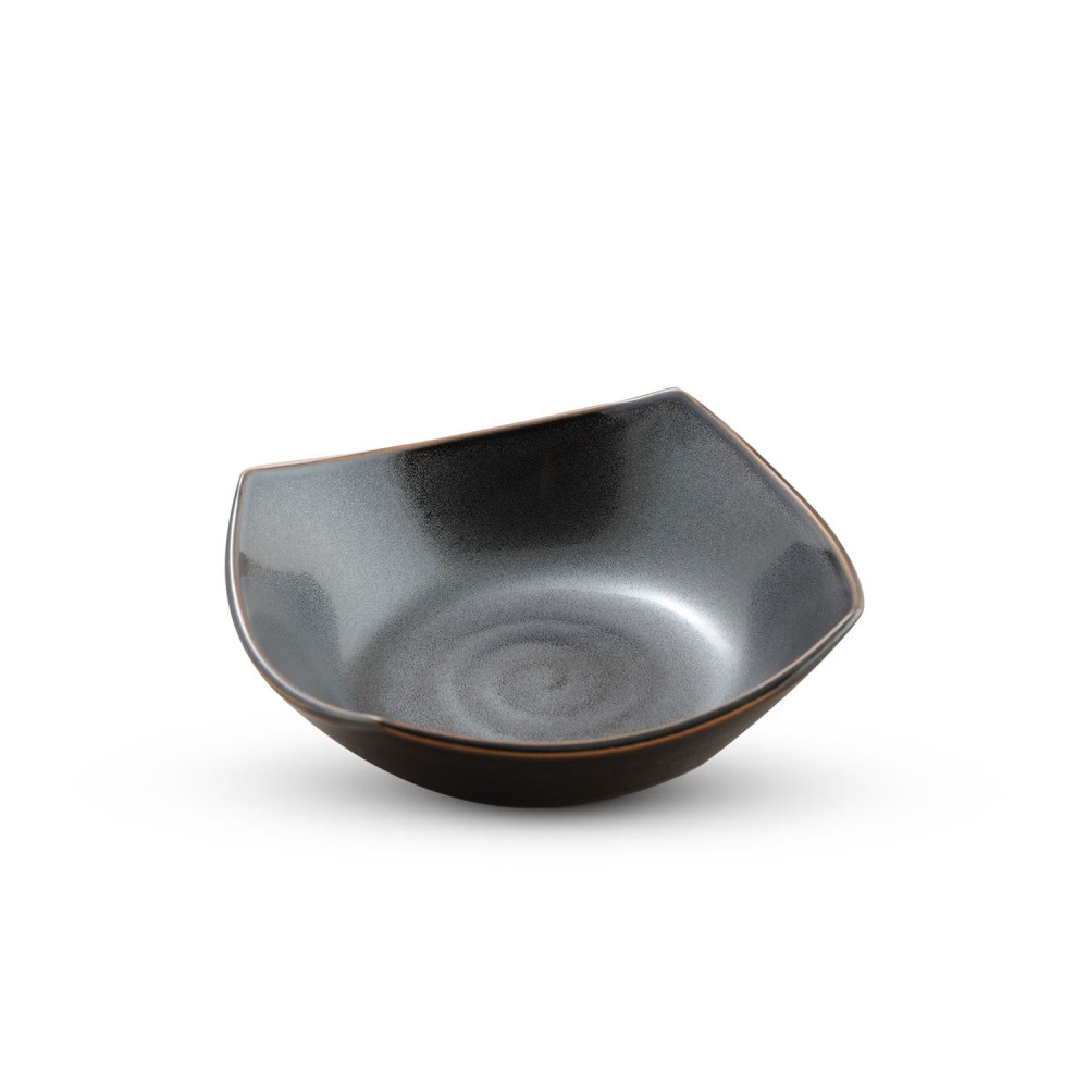 Tessa Black Square Bowl