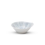 Blue Pinstripe Tonsui Bowl