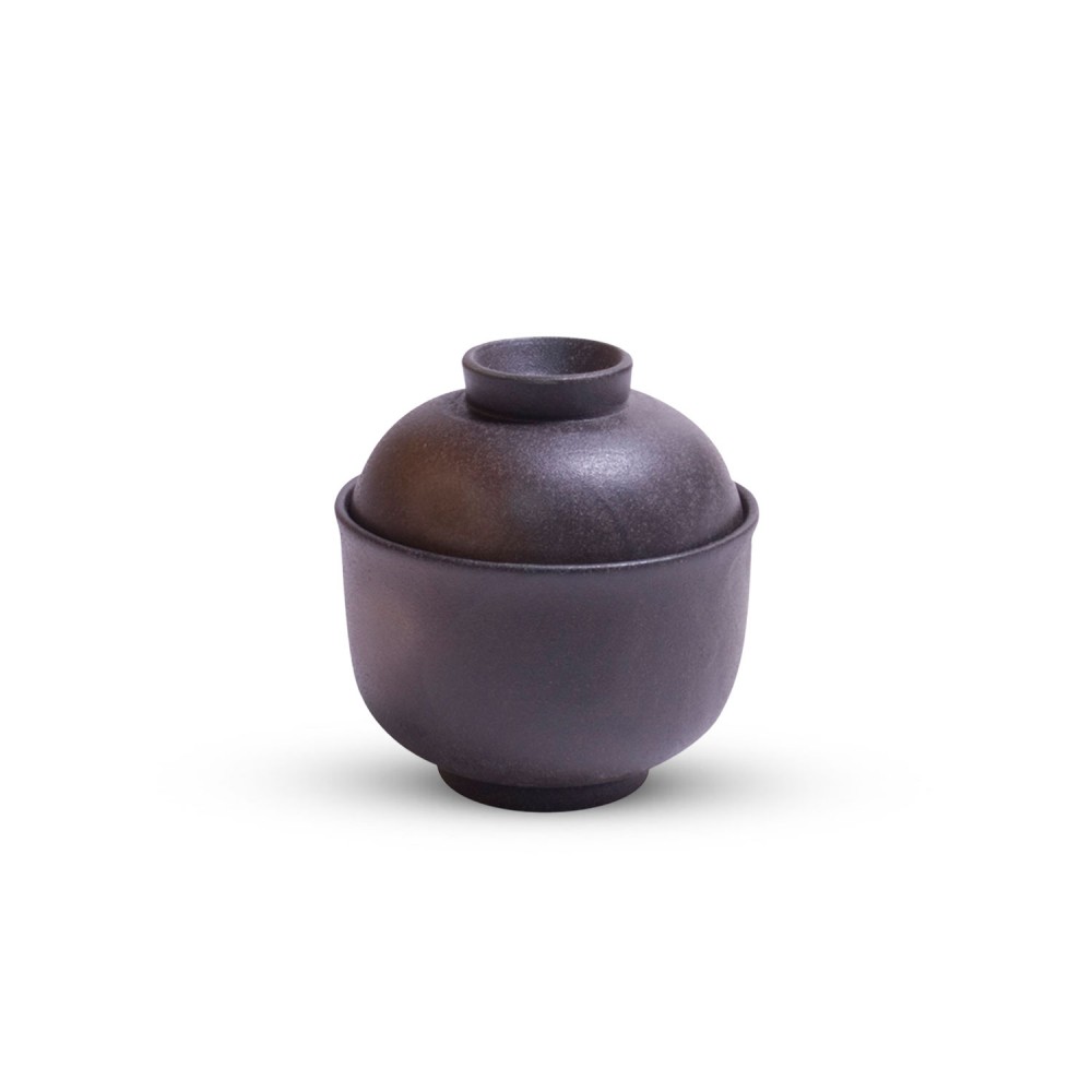 Bizen Lidded Bowl