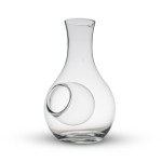 Glass Sake Bottle with Hole Clear