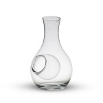 Glass Sake Bottle with Hole Clear