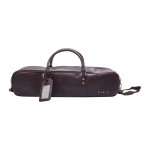 Korin Brown Leather Knife Bag