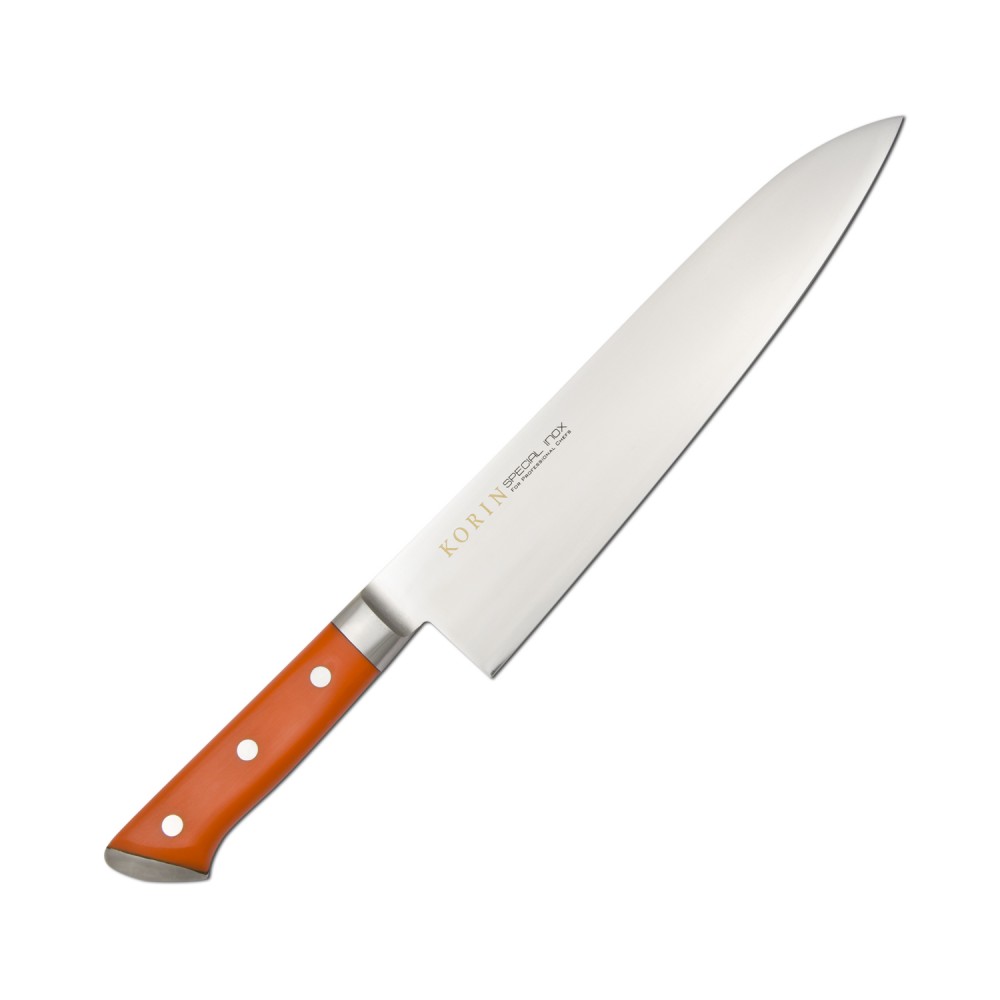 Korin Special Inox Orange Handle Gyutou