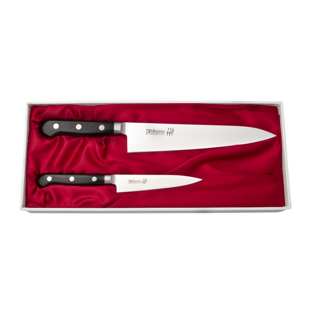 Misono 440 Molybdenum Gyutou, Petty Knife Set