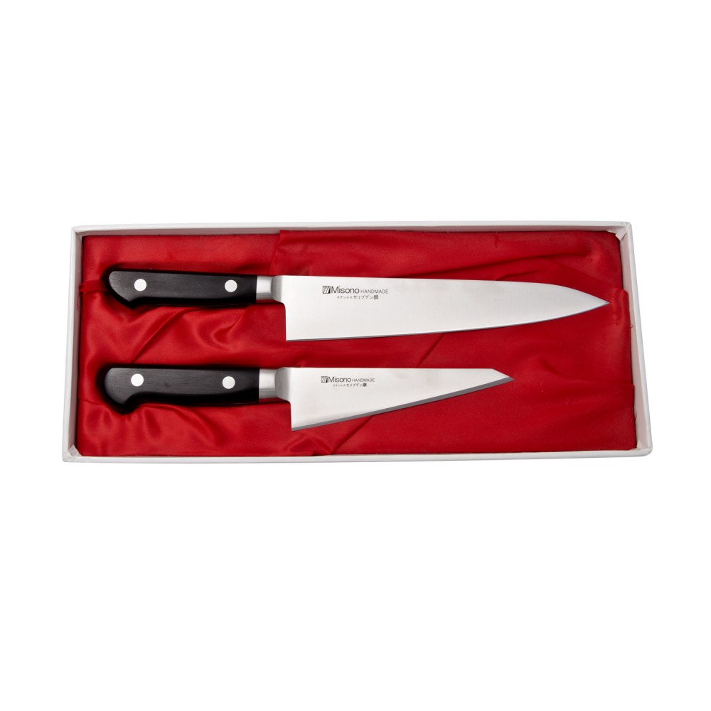 Misono Molybdenum Gyutou, Honesuki - 2 Piece Knife Set