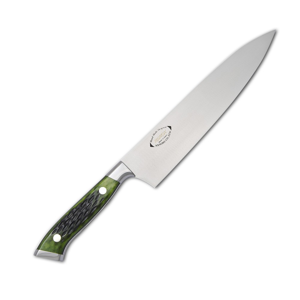 Nenohi Nenox Green Bone Handle Gyutou