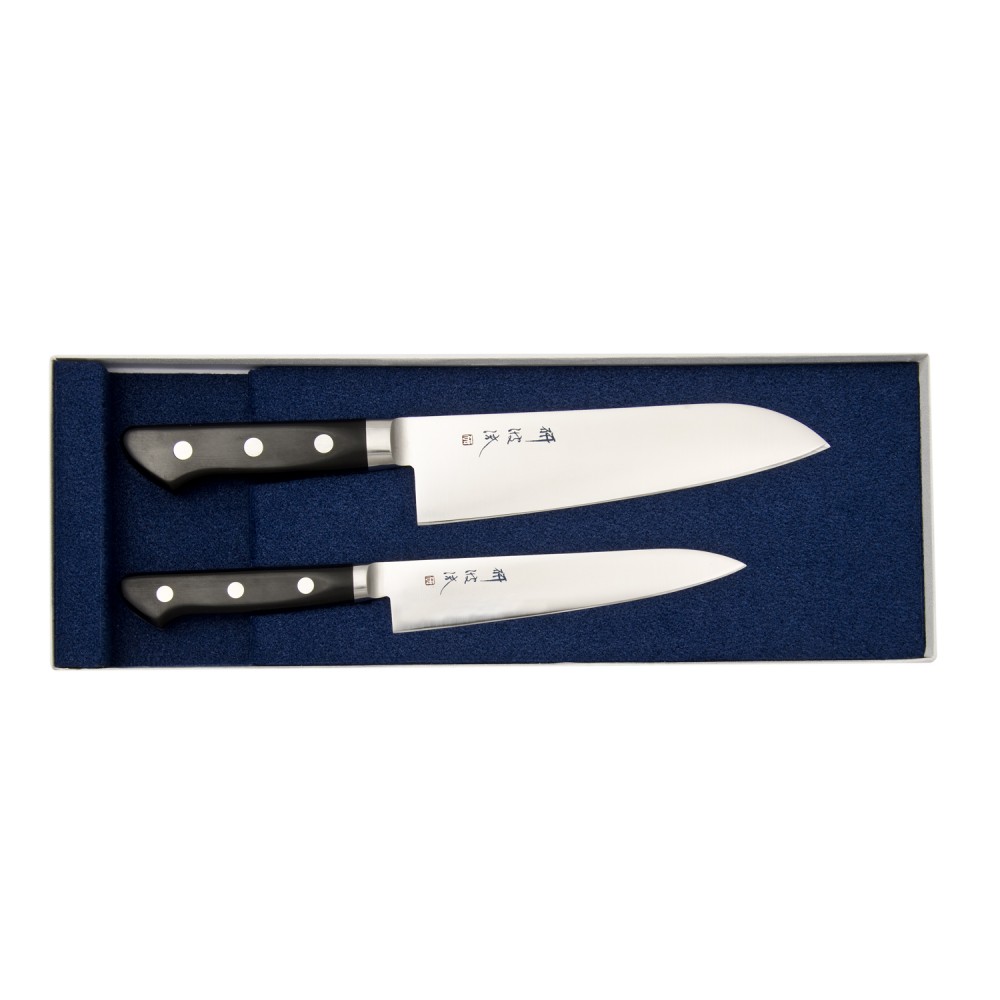 Togiharu Molybdenum Two Piece Gift Set Santoku & Petty Knife