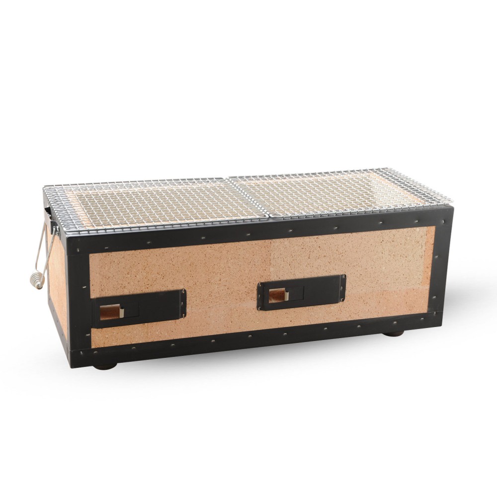 Charcoal Konro Grill with Net - Medium