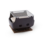 Black Rectangular Charcoal BBQ Konro