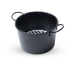 Cast Iron Charcoal Starter Pan with Handles 12.5"Dia. x 8"H