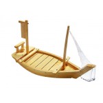 Wooden Shiraki Sushi Boat 26"L