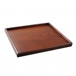 Urushi Lacquered  Wooden Square Tray