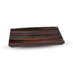 Koboku Acryllic Brown Rectangular Geta Plate