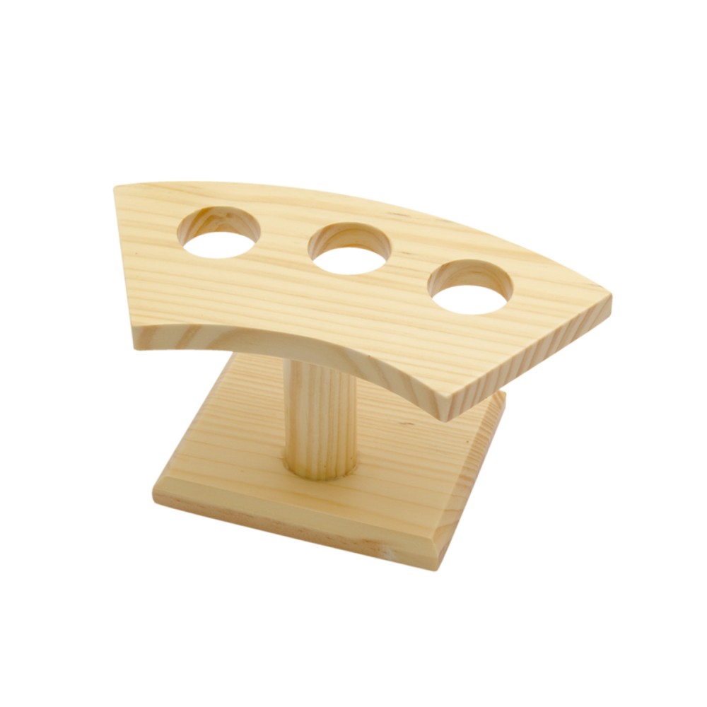 Wooden Hand Roll Stand - 3 Holes