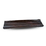 Koboku Acryllic Brown Rectangular Long Geta Plate