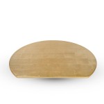 Washi Gold Leaf Wooden Half Moon Tray