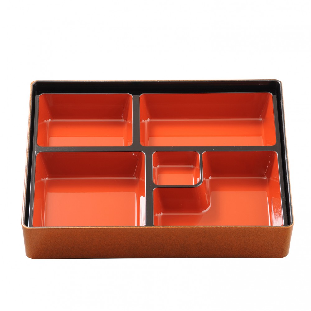 Gold and Red Bento Box