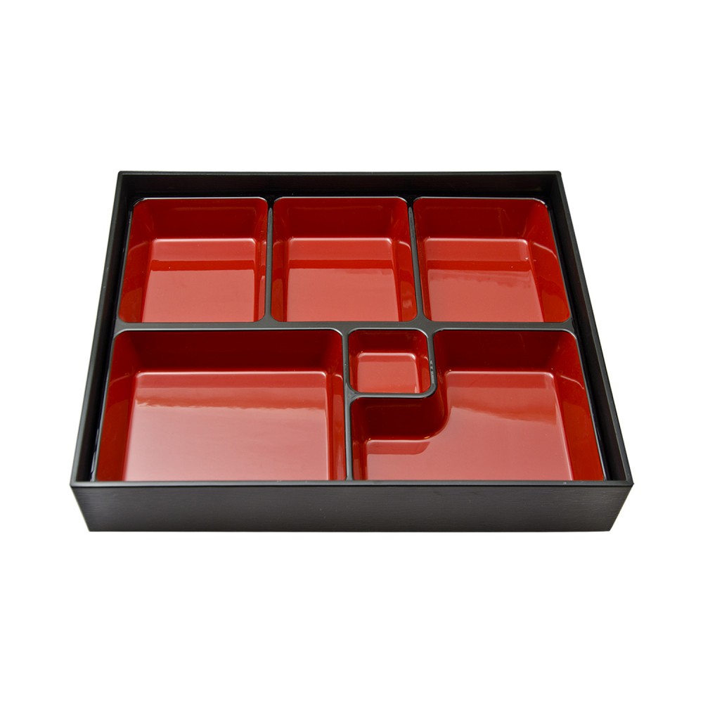 Black and Red Bento Box