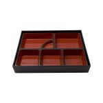 Black and Red Bento Box