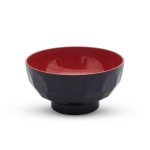 Black Plastic Soup Bowl