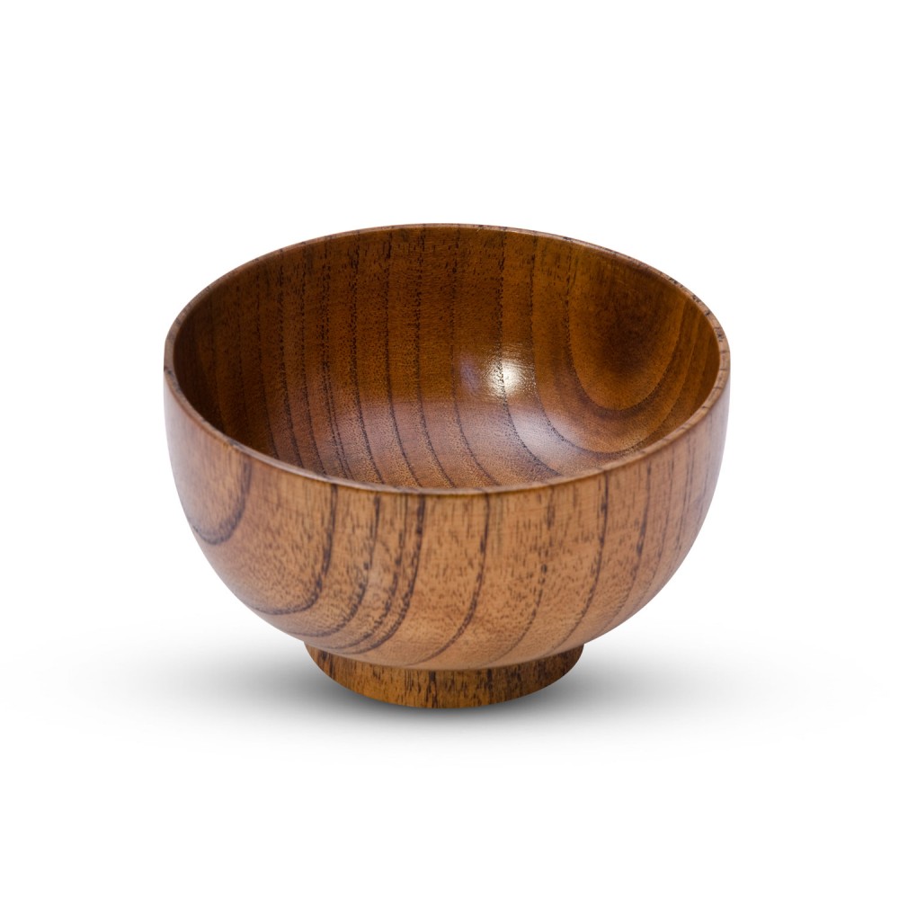 Wooden Soup Bowl