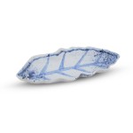 Sometsuke Blue Leaf Plate