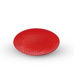 Kamakura Red Flat Round Plate