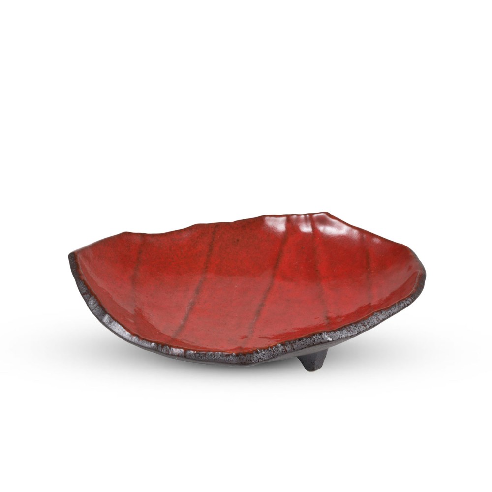 Red Abstract Plate