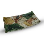 Mosaic Forest Footed Rectangular Plate