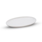 Saku White Oval Plate