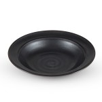 Tessa Black Round Plate