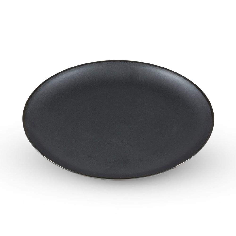 Tessa Black Round Plate