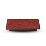 Shuin Red Rectangular Plate