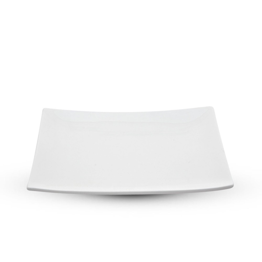 Fusion White Rectangle Plate