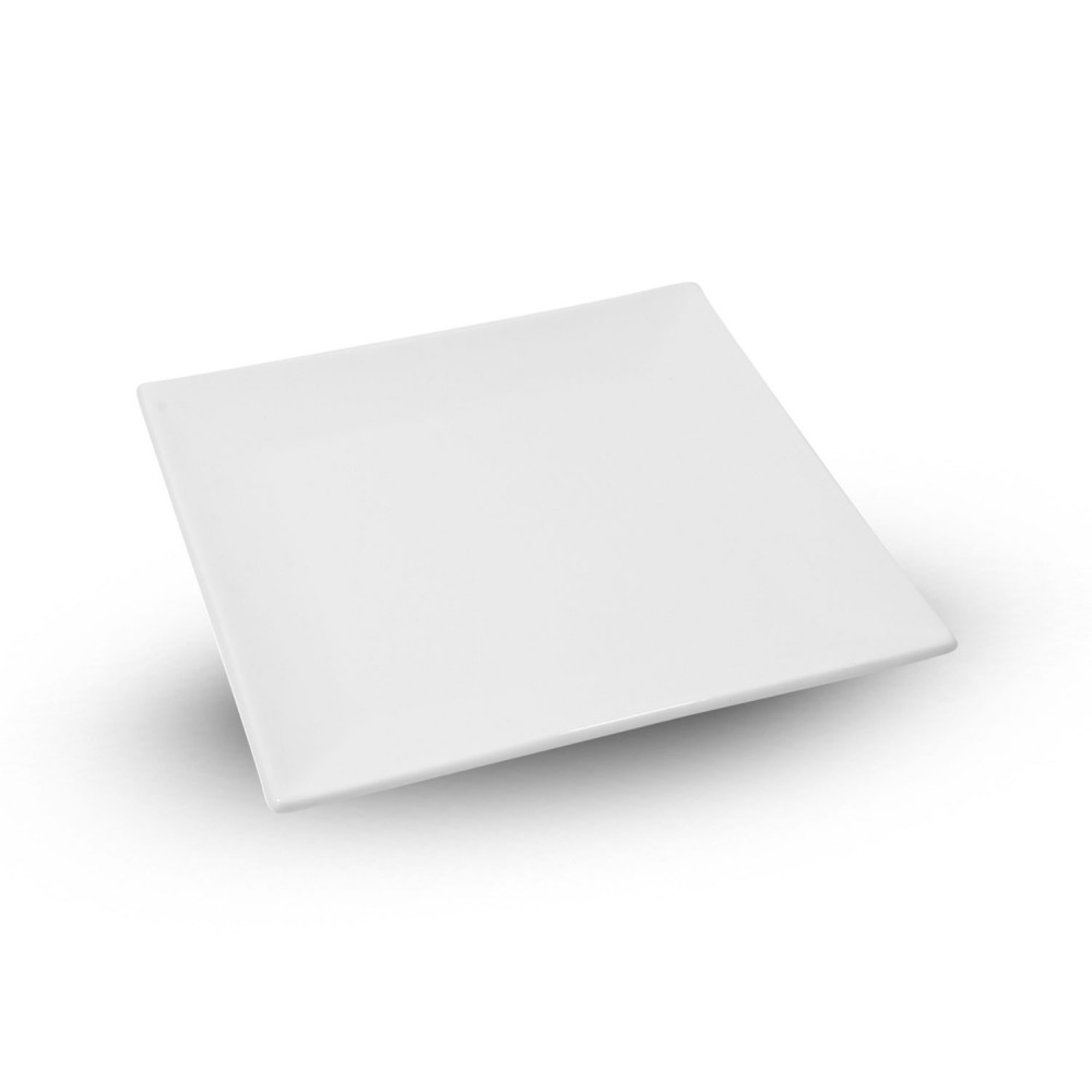 Fusion White Square Plate