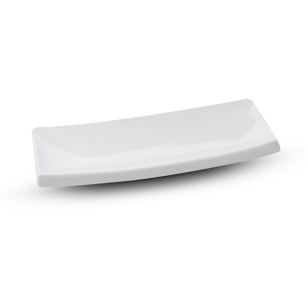 Fusion White Rectangular Plate