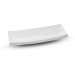 Fusion White Rectangular Plate