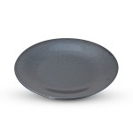 Tessa Black Round Plate