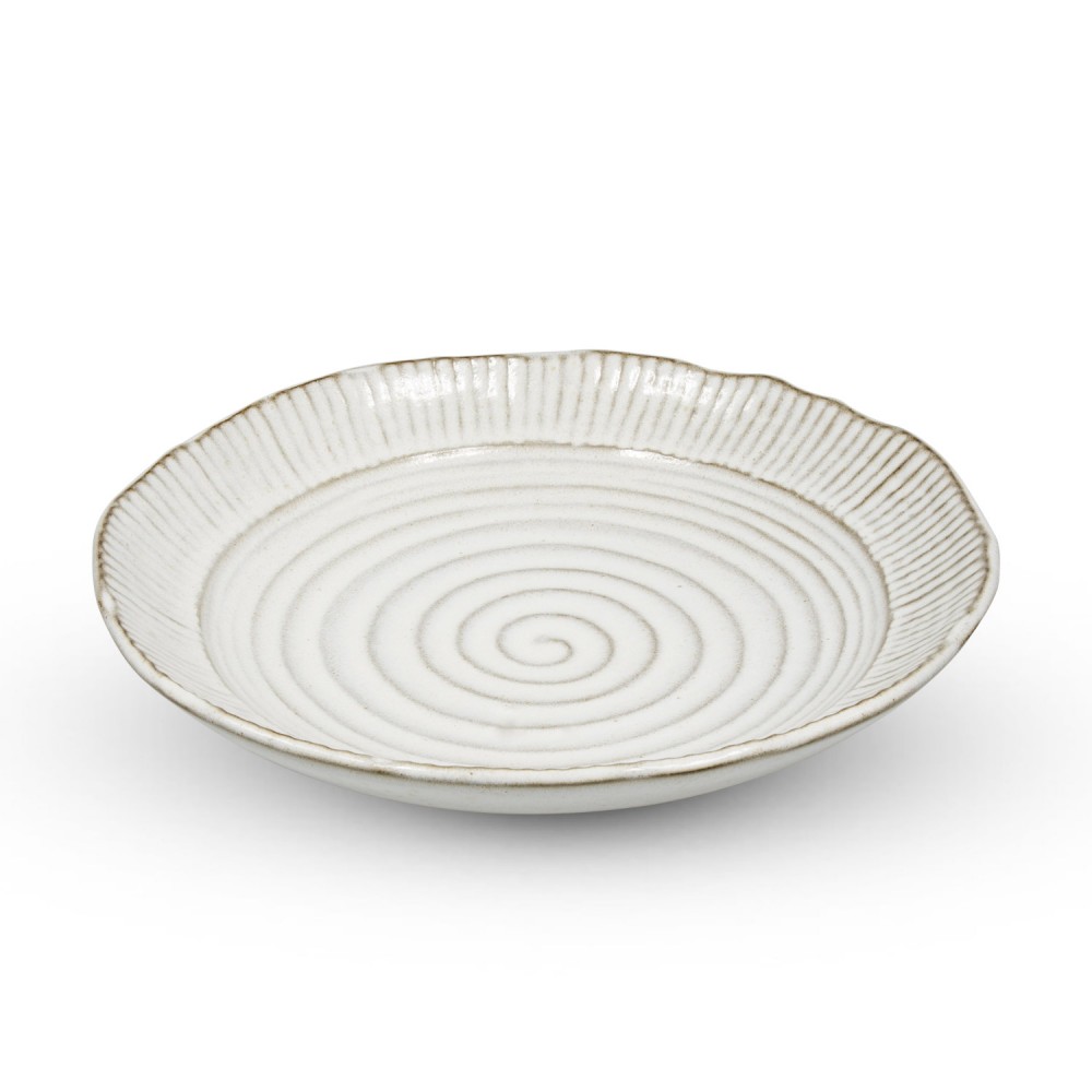 Sogi White Round Plate