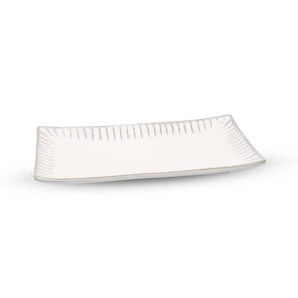 Sogi White Rectangular Plate