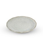 Sogi Gray Round Plate