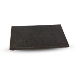 Slate Design Black Footed Rectangular Plate