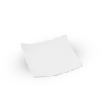  Fusion White Square Plate, JPLY-A1404