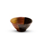 Akebono Tenmoku Black and Amber Rice Bowl, JRCB-200543