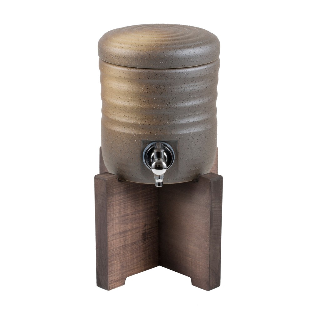 Bizen Black Spiral Shochu Dispenser