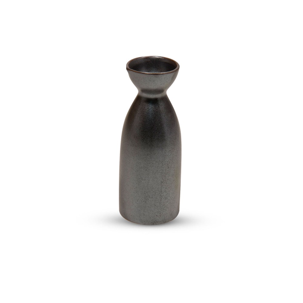 Tessa Black Sake Bottle - Large