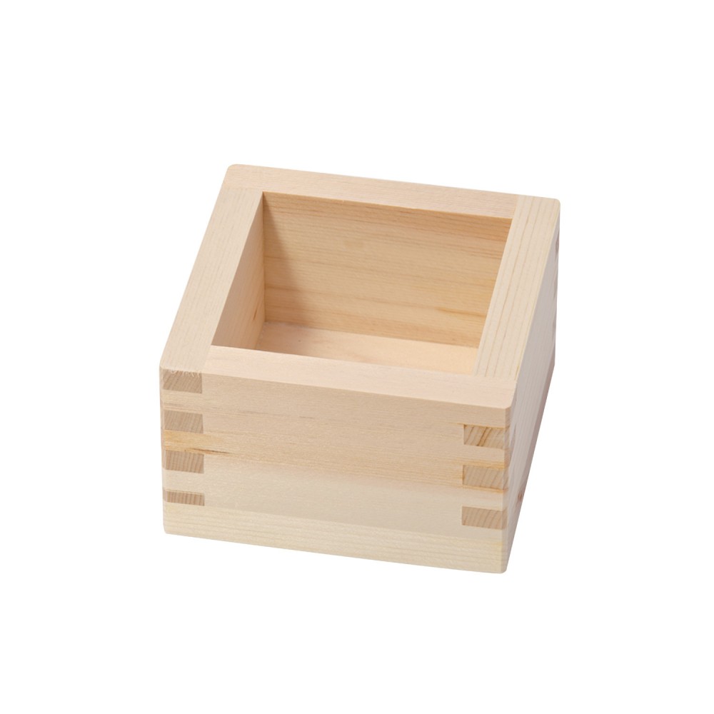 Hinoki Wood Sake Box