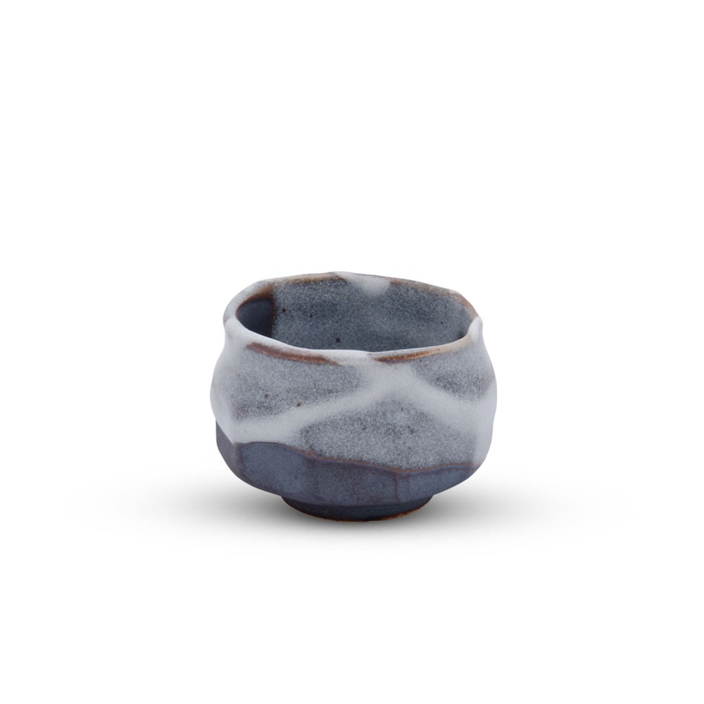 Gray Shino Sake Cup