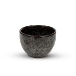 Black Gradient Round Sake Cup