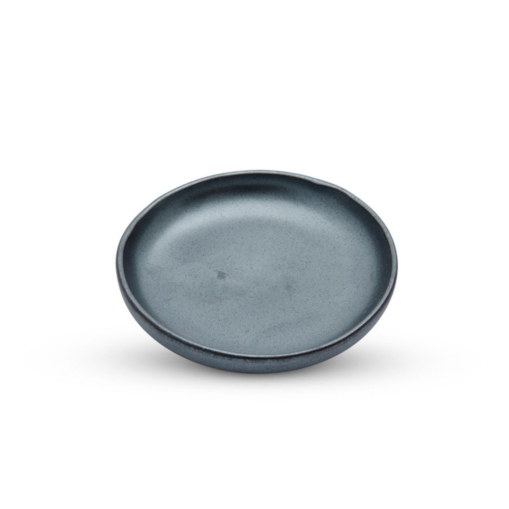 Tessa Black Round Sauce Dish